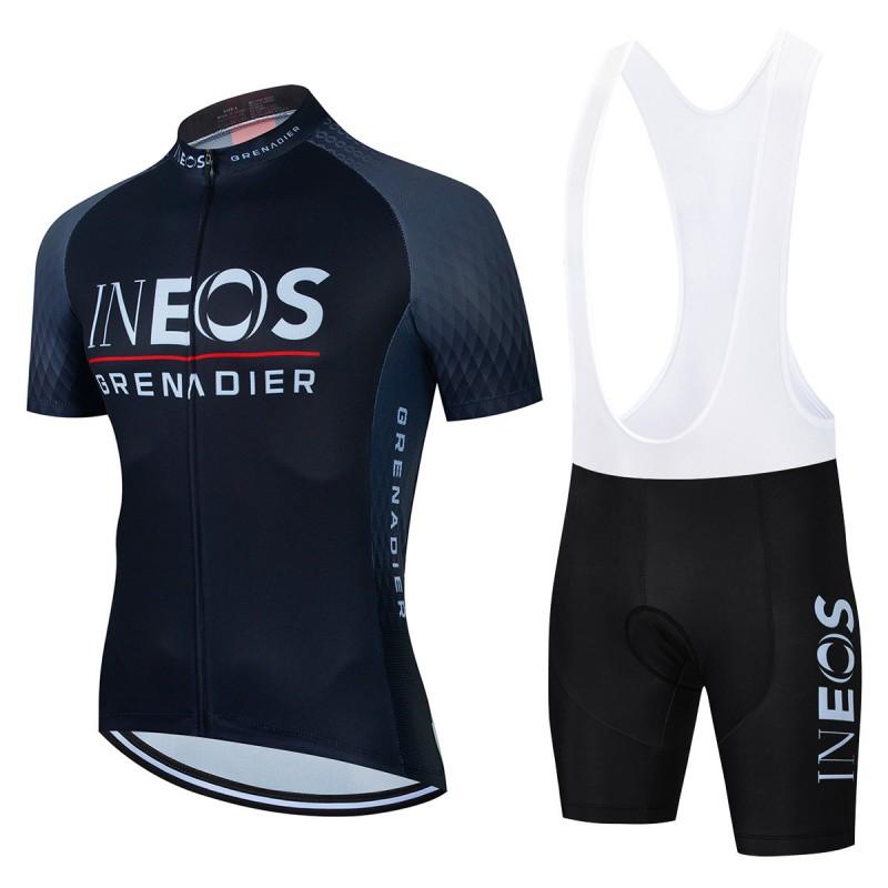 Mens Cycling Jersey Set Breathable Short Sleeve Road Mountain Bike Apparel Sportswear