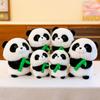 Panda Giant Gluttony Plush Toy Holding Bamboo Doll Travel Souvenirs Gifts Child