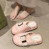 2024 Summer Women Large Boken Slippers Outdoor Wearing Couples Indoor Soft Sole Bathroom Anti Slip Super Sandals Slippers Trend