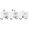 VidaXL Buffets 3 pcs Blanc Bois d'ingénierie 3190205