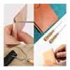 YFFSFDC 14PCS Leather Technology Leather Tools Set Hand Sewing Machine Sewing Tools Leather Tools Wax Thread Needle Sewing Thread Presser Tool DIY