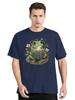 Cute Cottagecore Floral Frog Aesthetic Graphic TShirt Casual T Shirt Cotton Tops Tees Unisexs Clothes Oversized Unisex Tshirt