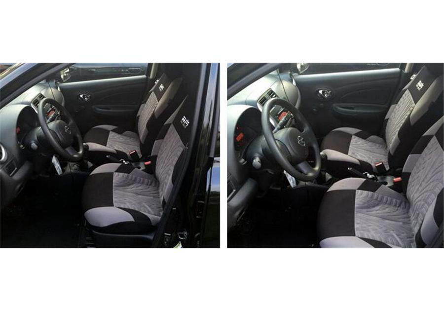Classic Washable Embroidery 2PCS Car Seat Covers Set Universal For Most Brand Vehicle Interior Accessories Seat Covers