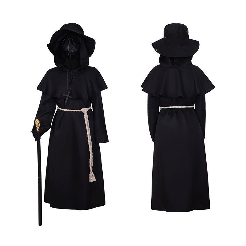 Dětská halloweenská kostýmová maska havraního zobáku