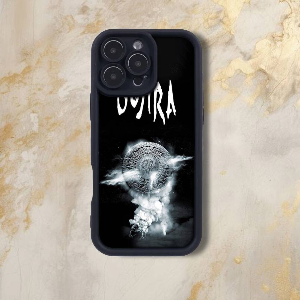 Band Gojira M-Mea Culpa Phone Case For iPhone 17,16,15,14,13,12,Pro,Max,Plus,E,SE4,Air, emery Black Full Coverage TPU