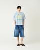 Diaendeukweseucheon Little Thing Print T-Shirt / Light Blue