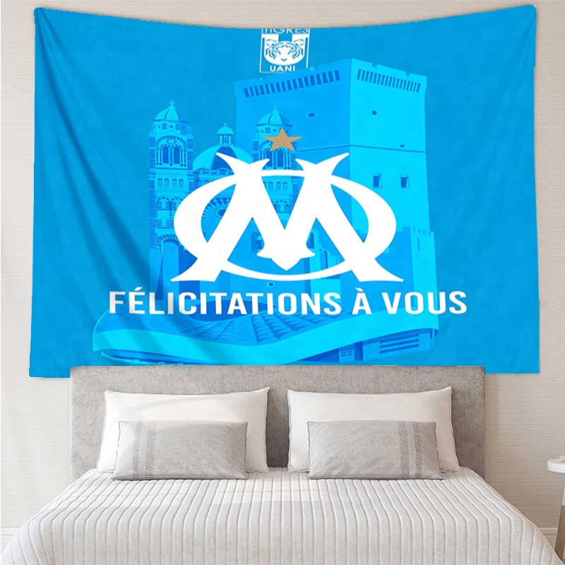 Marseille Wandteppich für Schlafzimmer Ästhetische Klassenzimmer-Wandteppiche Wandbehang für Wohnzimmer Studentenwohnheim Büro, Ideales Kreatives Geschenk