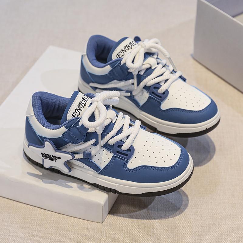 Boys shoes sneakers  new fall and winter children's low top board shoes Girl student tide brand ugly cute bread shoes