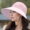 Wide Brim UV Protection Sun Hat for Women, Adjustable Foldable Summer Bucket Hat