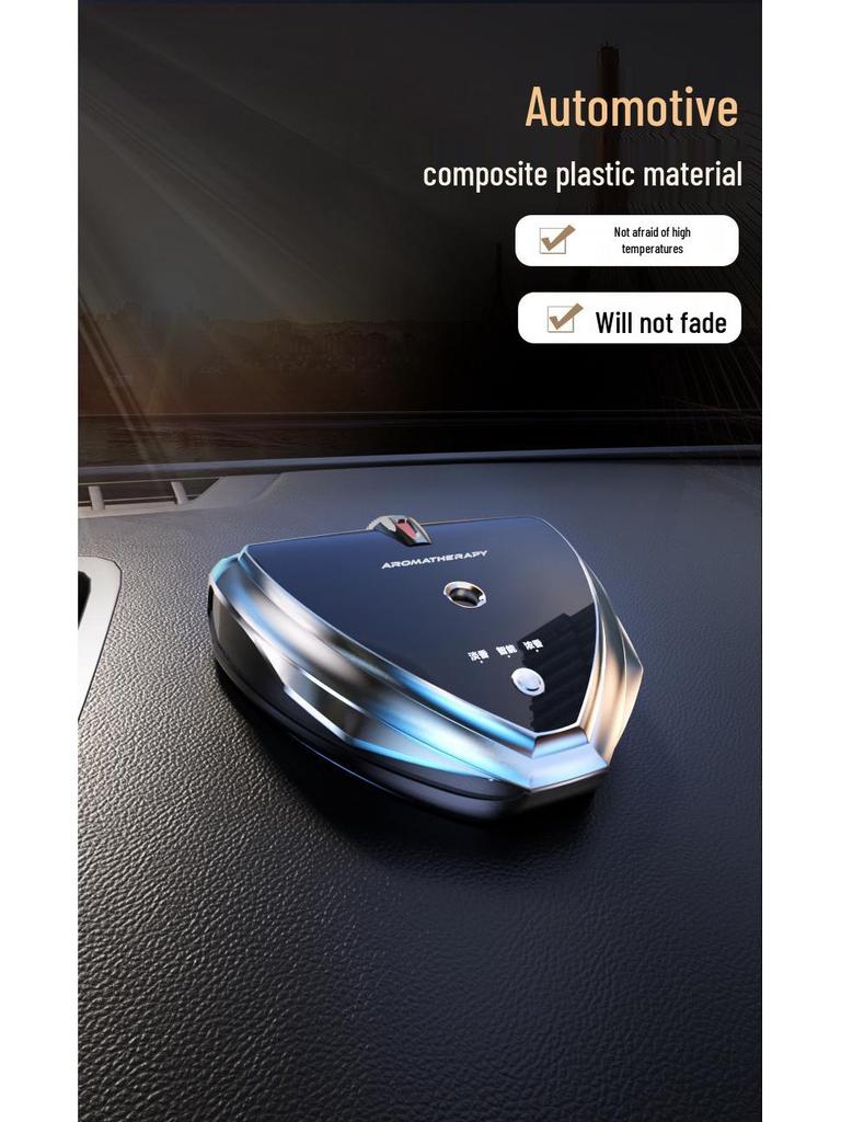 Car Aroma Diffuser & Perfume Atmosphere Light with Parking Number Plate V868S