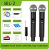 Wireless Dual Microphone Set for Karaoke, Stage, Home, and Outdoor Events