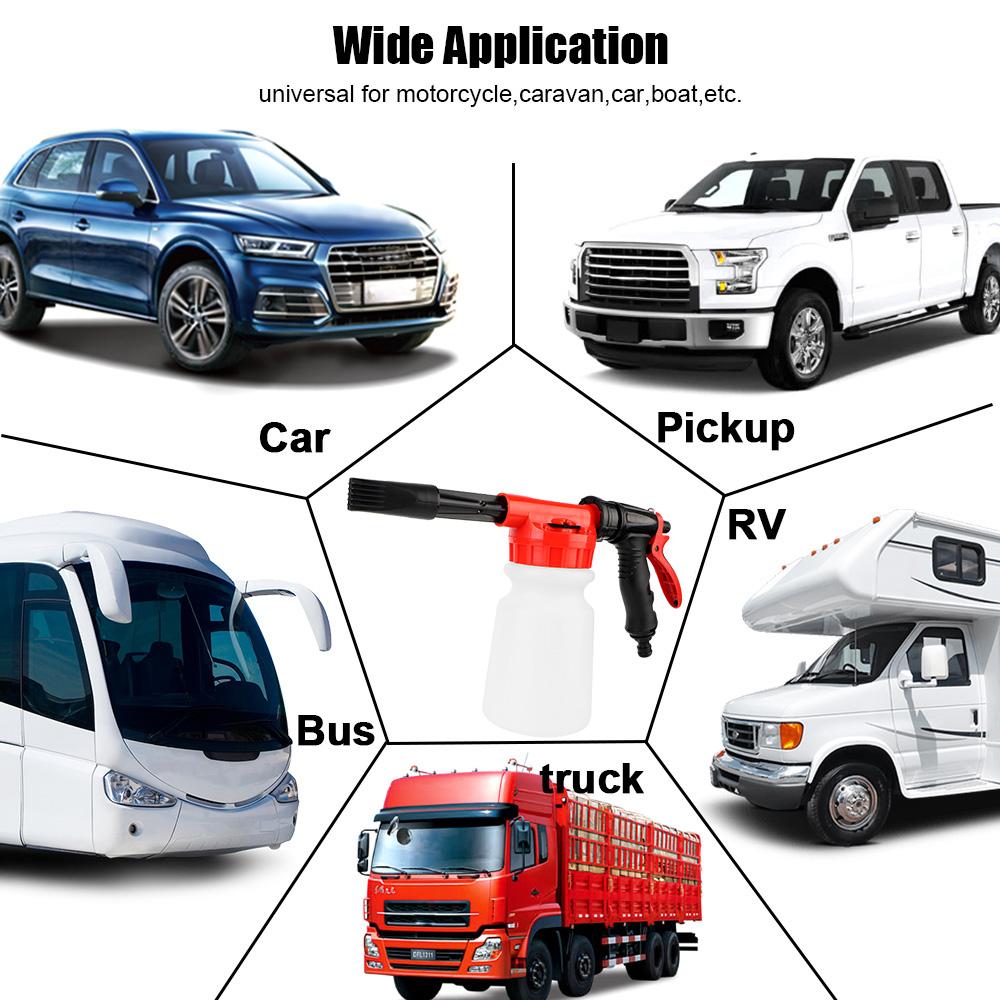 800ml Foam Washer Car High Pressure Gun Nozzles Snow Foamer Cleaning Washing Tool Soap Shampoo Sprayer Truck Auto Accessories