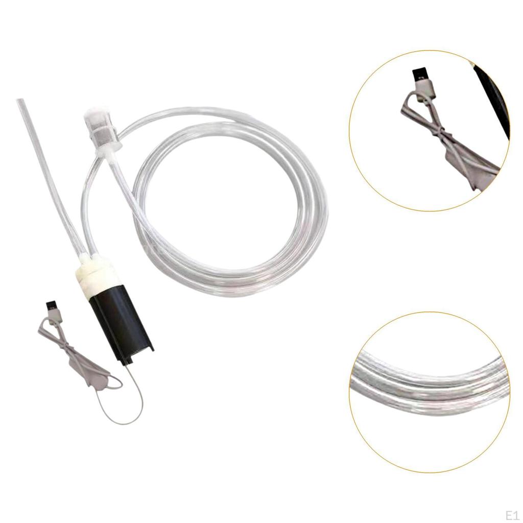 Elektrische Weinpumpe, Brew Siphon Transfer Home Brewing Tragbares Rohr