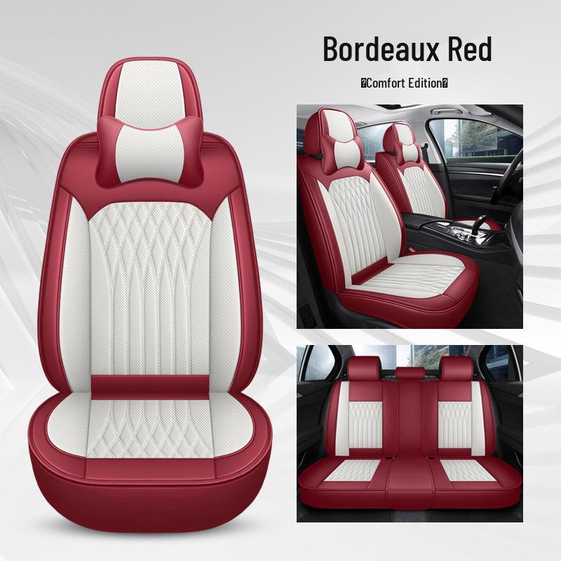 Universal Nappa Leather Car Seat Cushion No. 17 – Full Wrap, Full Leather Sports Seat Cover