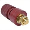1 Pair copper Binding Post 32mm Screw Rod 44mm Length Copper Binding Post M6 Thread 220V 380V Copper Welding Terminal