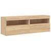 Vidaxl Wall-Mounted TV Cabinets With LED, 2 Pcs., Sonoma Oak, 60X30X40 Cm