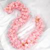 70.8" Cherry Blossom Flowers Garland Artificial Pink Flower Vine Hanging Faux Silk Flower Garland for Home Wedding Garden Party Arch Decor