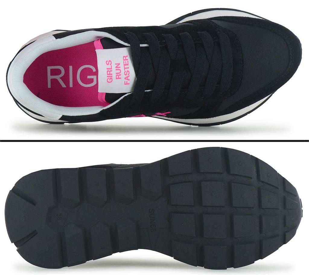 Sun68 Ally Solid - Women's Sneakers Shoes Black Z36201-1162 ORIGINAL