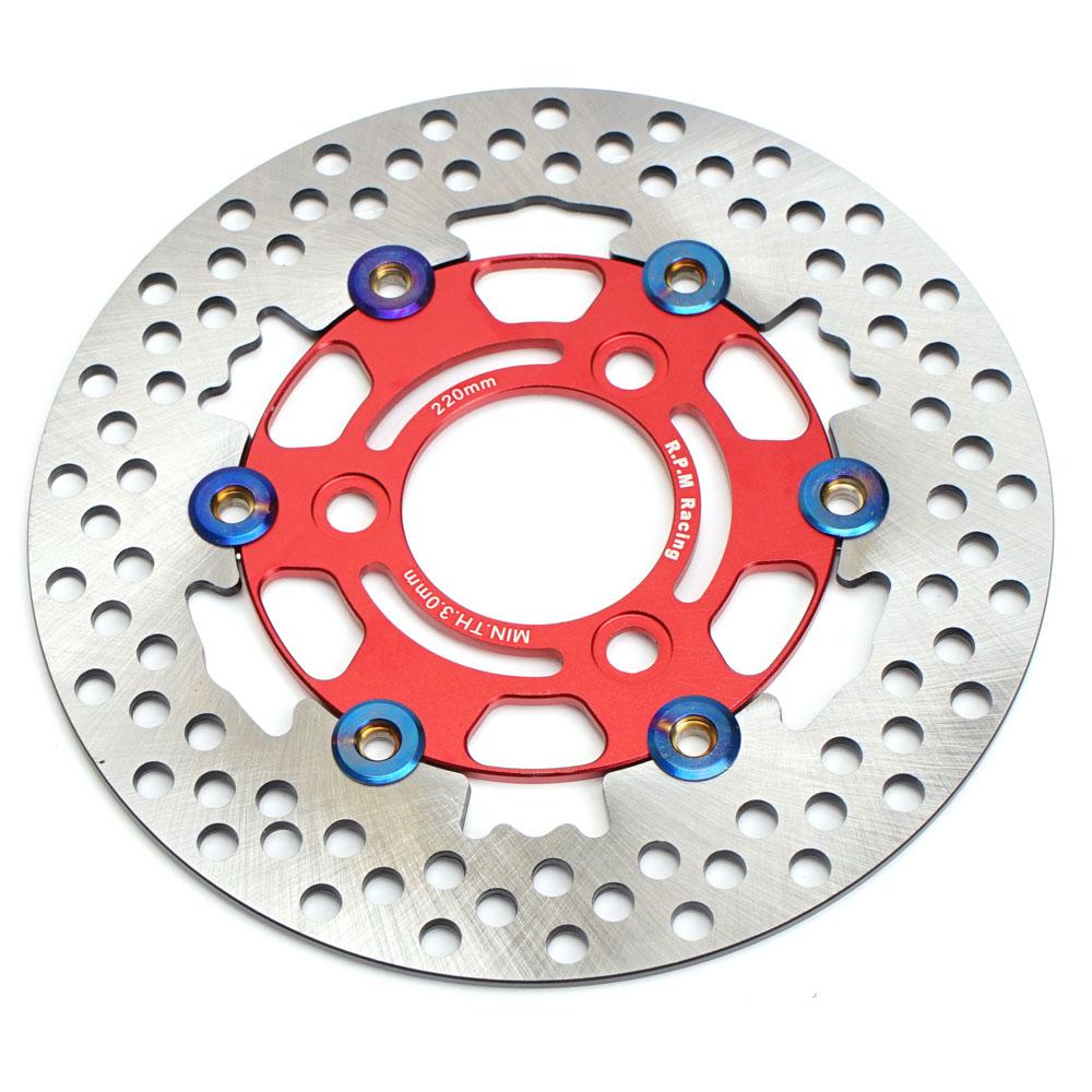 220mm Rpm Disc Brake Motorcycle Front Rear Wheel Caliper Rotor Disks Streetbike Bike for Yamaha Nmax Xmax Scooters Niu