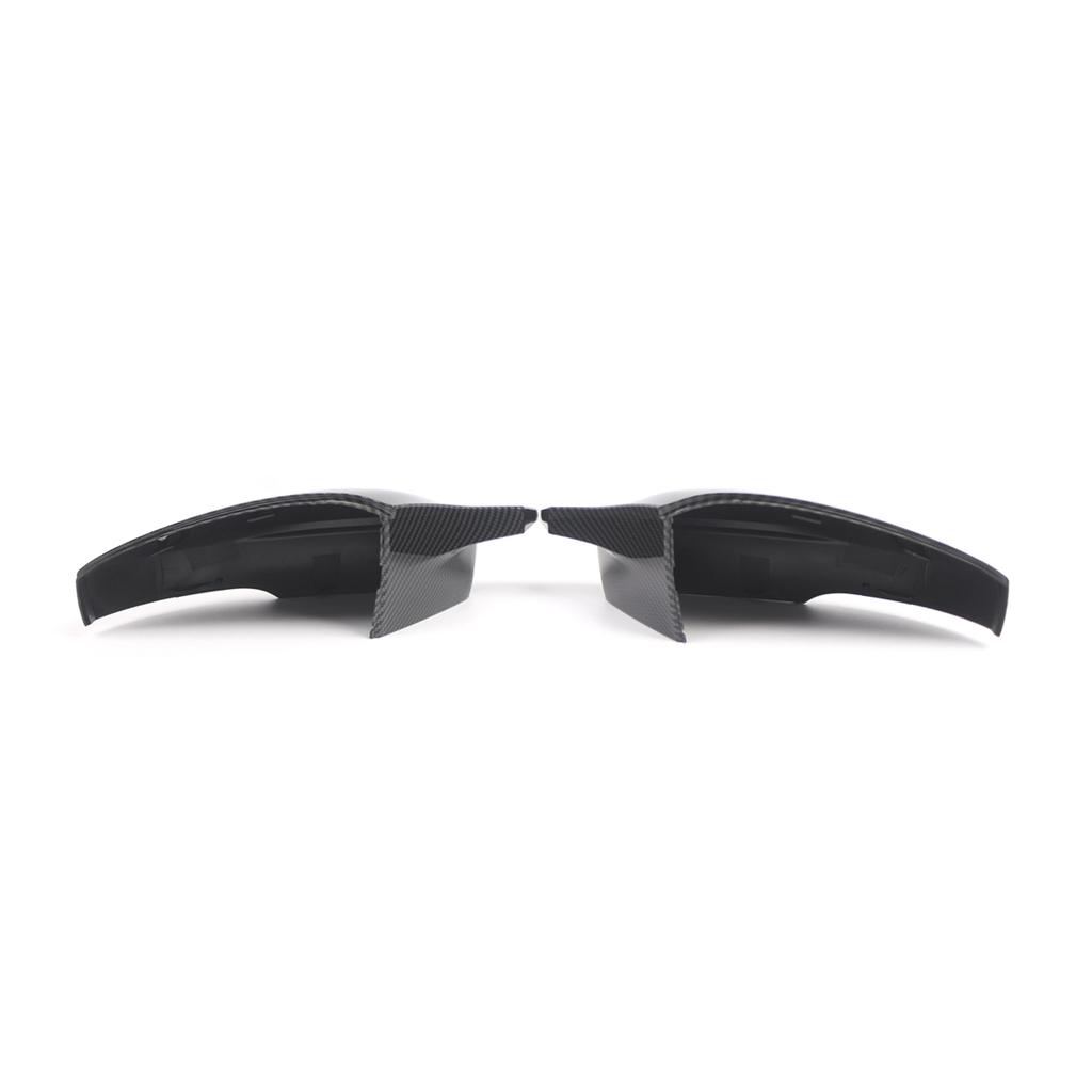 1 Pair Carbon Fiber Pattern Side Rear View Mirror Cover Compatible for VW Polo MK5 2009-2017 Door Mirror Covering Caps