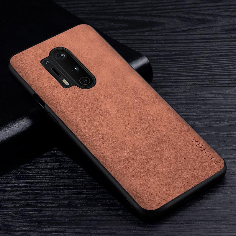 Premium PU Leathe Phone Case for Oneplus 8 8 Pro 8T Scratch-Resistant Solid Color Cover for Oneplus 8 Pro Case
