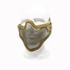 Tactical Outdoor Self-Defense Half Face Steel Mesh Protector V1 Sports Mask