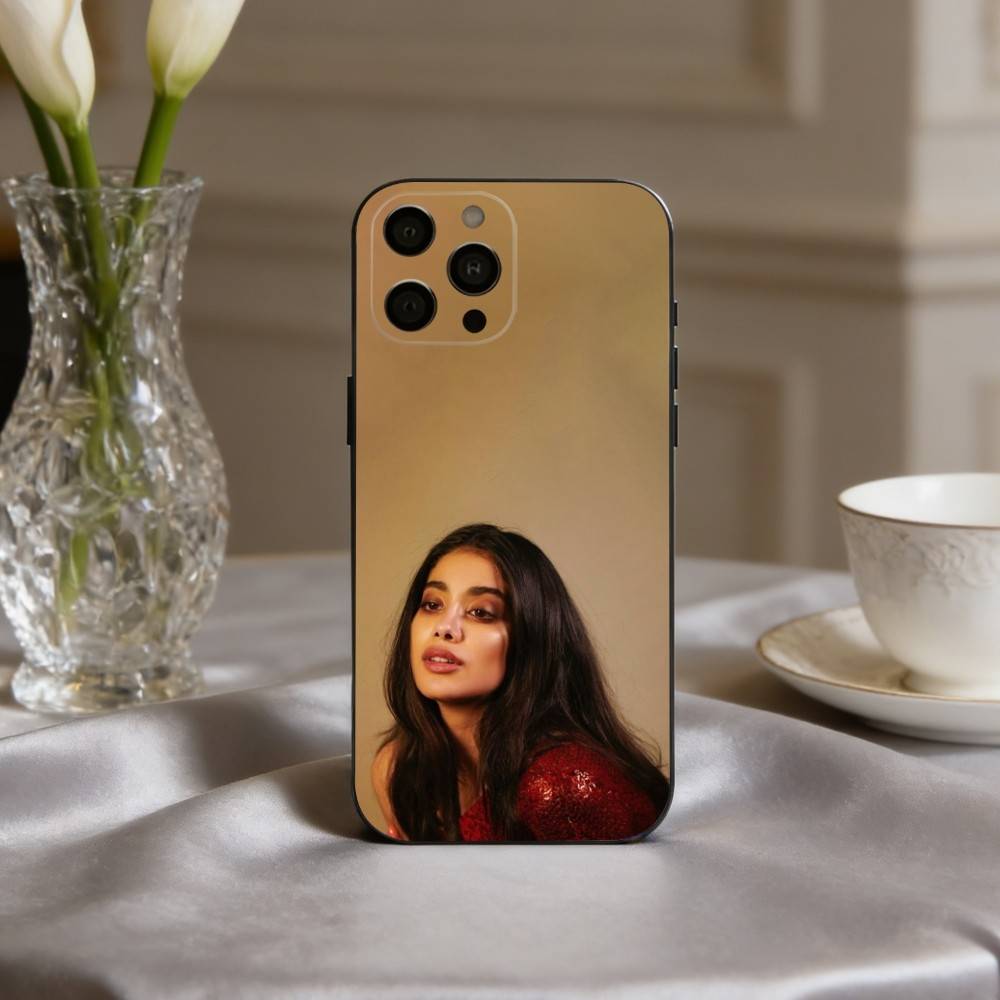 

J-Janhvi K-Kapoor D-Dhadak D-Debut Phone Case For iPhone 17,16,15,14,13,12,11 Plus,Pro Max,XS,Soft Silicone Black Cover iPhone17PRO