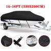 210D Yacht Boat Cover 11-19FT Barco Boat Cover Anti-UV Waterproof Heavy Duty  Marine Trailerable Canvas Boat Accessories