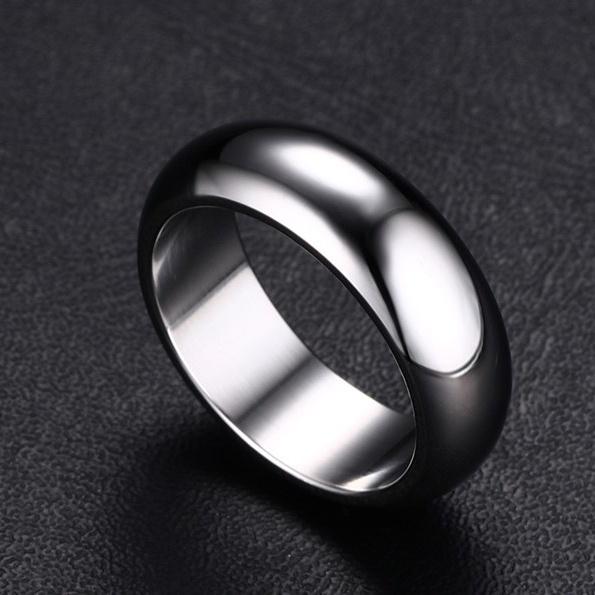 Elegant Sliver Color Fashion Wedding Rings Set For Women And Men With High Quality Material