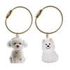 Pet Hair Collector Keepsakes Keychain Box For Dog Cats And Small Animals Furs Storage Container With Easy To Open Design