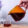 Klarer Hitzebeständiger Glas-Kaffeekaraffe 300ml 550ml Tropfkaffeekanne Pour Over Karaffe Milchkännchen Teekanne Küchenzubehör