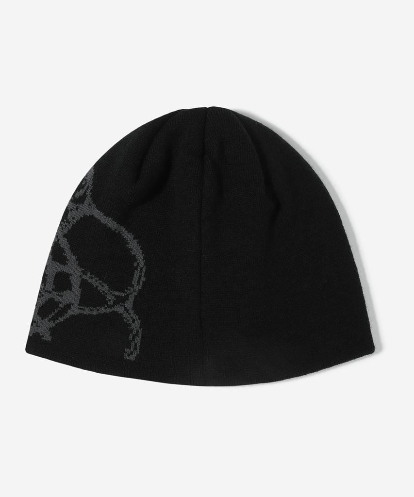 NODE LABS Dev:8 Graphic Knit Beanie_Black