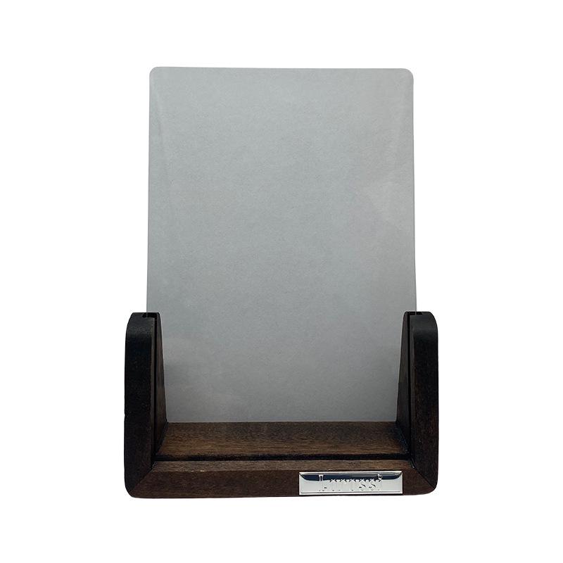 Wind Style Walnut Wood Nail Art Color Palette & Display Board for Gel Polish Sample Nails