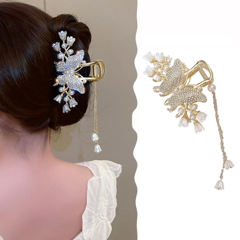 Tassel Metal Clip Hair Clip One Size