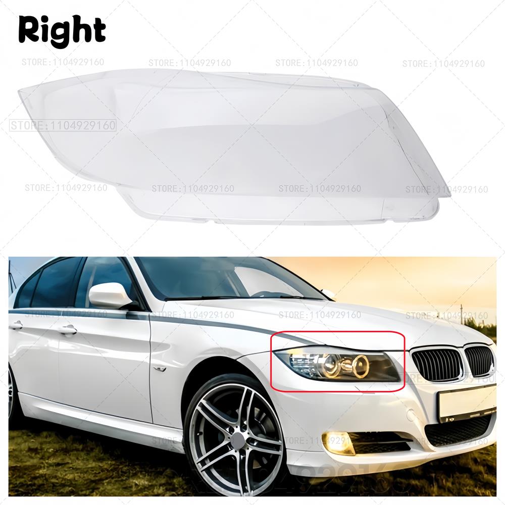 

Headlight Cover For BMW 3-series E90 E91 2006-2012 Facelift Car Headlamp Shade Xenon Headlight Clear Lens Shell Cover E90-Right