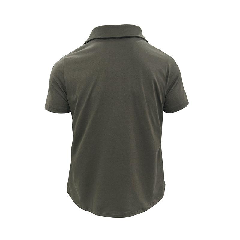 Erkek Yaz Fit Polo Gömlekler Kısa Kollu Günlük Antrenman Koşu Atletik Yakalı Gömlekler Açık Hava Sporları Golf Tişörtleri Nem Emici Tenis Gömlekleri