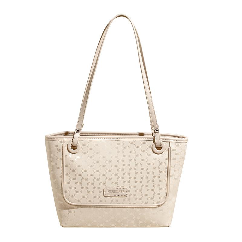 2025 new simple large capacity trend versatile fashion commuter women tote bag portable shoulder bag