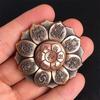 Lotus Fingertip Gyro Toy Buddha Eye Spinner Finger Gyro Lotus Wheel Bronze Fingertip Rotate Buddhist Meditation Decoration Gift
