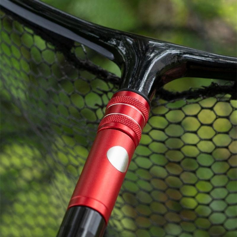 Fish Landing Dip Net Connector Fitting Replacement Fish Landing Dip Net Connector Quickly Release Landing Net Head Adapter