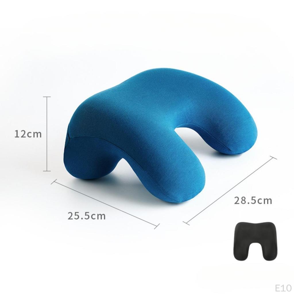 Reisekissen, Nickerchenkissen, Ultraleichtes Weiches Ergonomisches Tragbares Nickerchen-Gesichtskissen, Schlafkissen