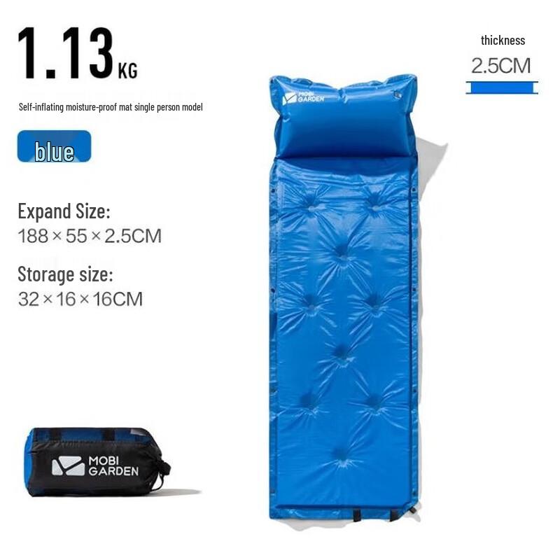 Mobi Garden Splicable 3-Person Self-Inflating Camping Mat