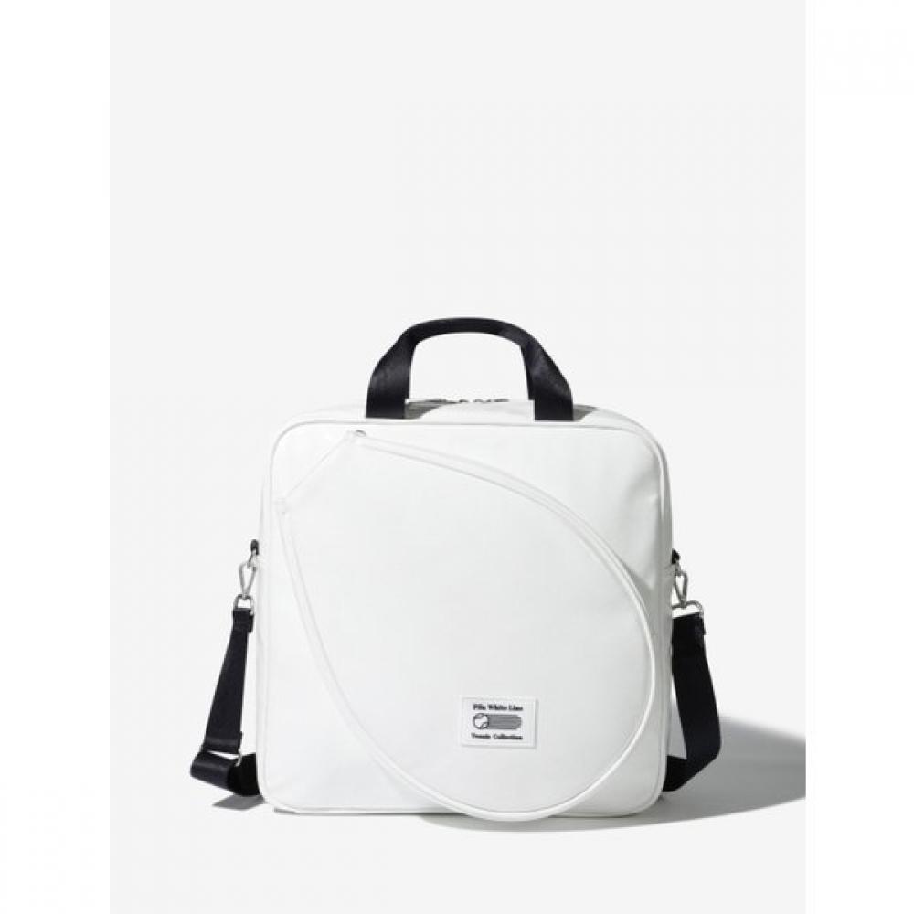 Fila White Line Racket Bag   Fs3bcf5204x OWH white/FREE (width 39*length 38*width 11 cm)