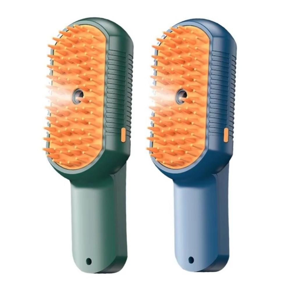 One Button Pet Cleaning Spray Comb Steam Spray Function Cat Massage Comb  Pet Grooming Tool