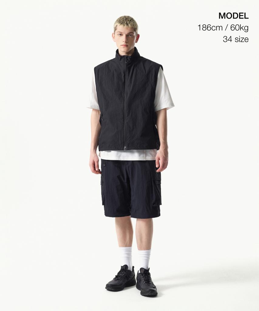 Musinsa Standard [City Leisure] Wide Belted Detachable Cargo Pants [Navy]