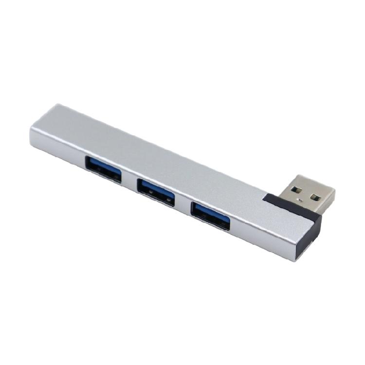 

4 in 1 USB3.0 HUB Fast Speed USB3.0 4 Port USB HUB Multiple Splitter Easy Cable Management for PC Computer серебряный