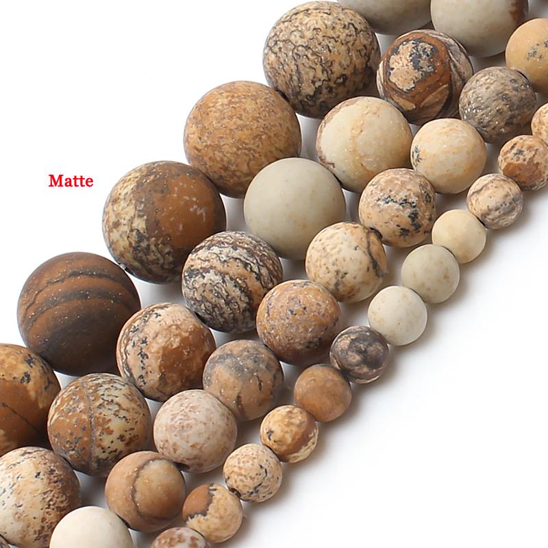 Wholesale 4-14mm Natural Black Volcanic Lava Stone Round Beads 15" Pick Size For Jewelry Making Diy Bracelet