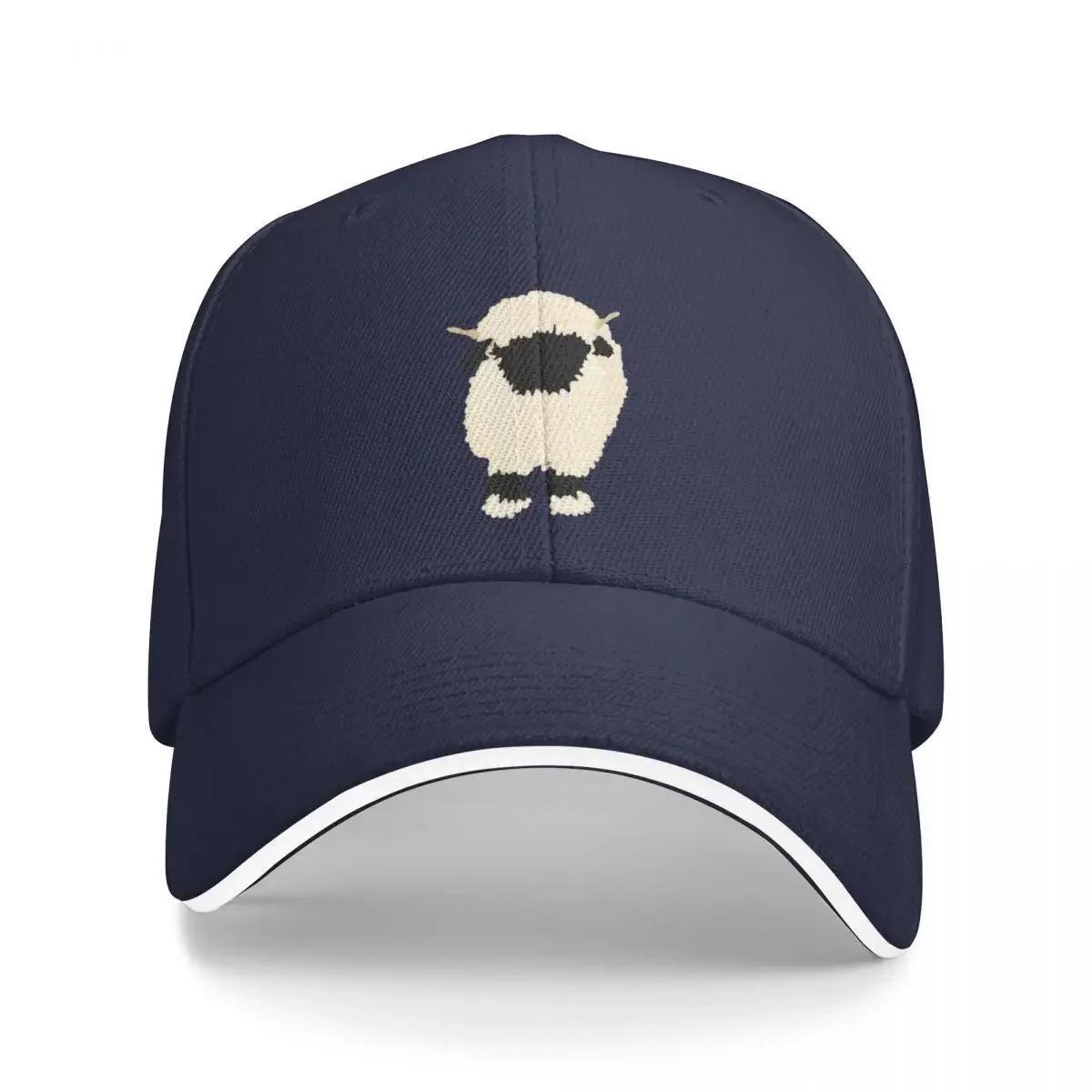 Black Nose Valais Sheep Baseball Cap Lightweight Polyester Sunscreen Hat for Outdoor Beach Unisex Adjustable