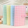 Snap Button Photo Album Grid Card Holder Clear Transparent Pockets Collect Book for Kpop Idol Photocard Collection