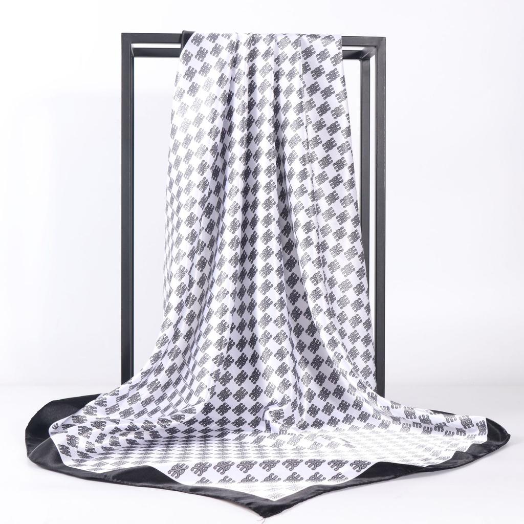 Hochwertige, luxuriöse Seidenschals, Stirnband, Schals, Halstuch für Damen, Ketten-Seidenschal, dekorativer Schal für Damen