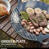 Practical Barbecue Grilling Surfaces Property Safe Food Contact Outdoor Cooking Solution Metal Texture for Outdoor